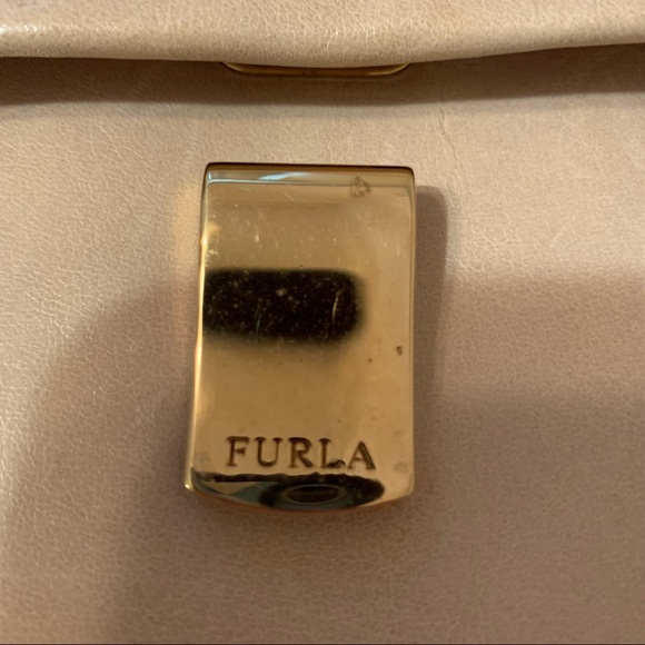 Furla Vintage Beige Leather Handag - Picture 3 of 10